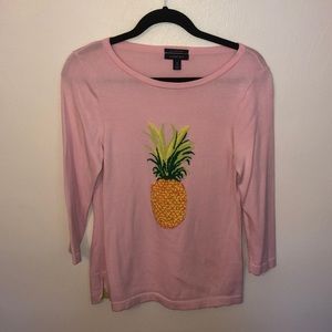 Pink pineapple sweater